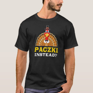 T-shirt Paczki Au Lieu Thanksgiving Donut Noir Vendredi Po