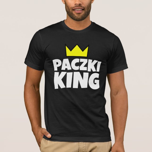 T-Shirt PACZKI DONUT KING pour hommes (Devant)