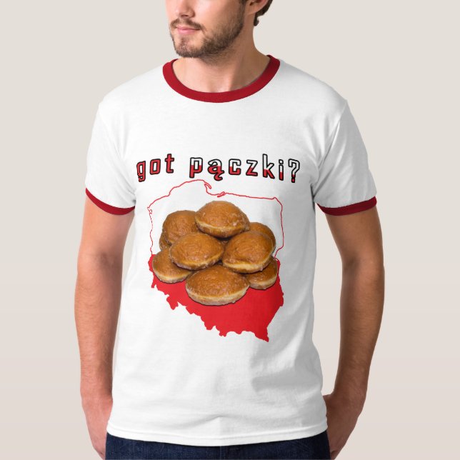 T-shirt paczki obtenu ? Carte polonaise (Devant)