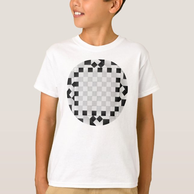 T-shirt Pad d'échecs par Kenneth Yoncich (Devant)