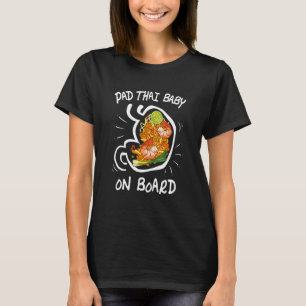 T-shirt Pad Thai Pad Thai Baby À Bord Thai Food