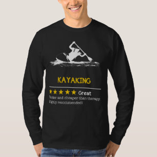 T-shirt Paddle au rire : Kayak - Moins cher, Plus rapide,