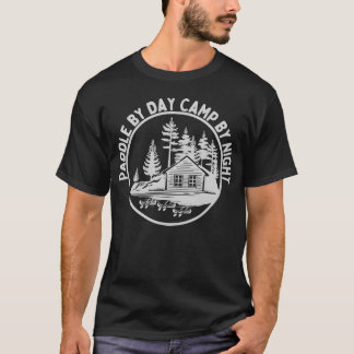 T-shirt Paddle by Day Camp by Night amis