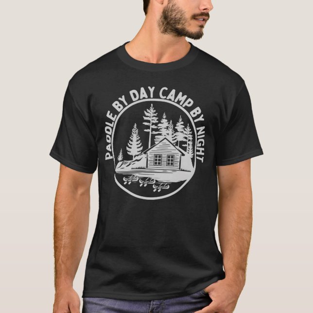 T-shirt Paddle by Day Camp by Night amis (Devant)
