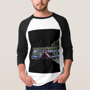 T-shirt Paddle Steamer Dimensional Art,