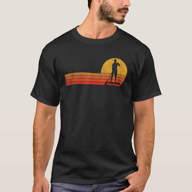 T-shirt Paddleb Retro Paddleboard Stand Up Paddleb (Devant)