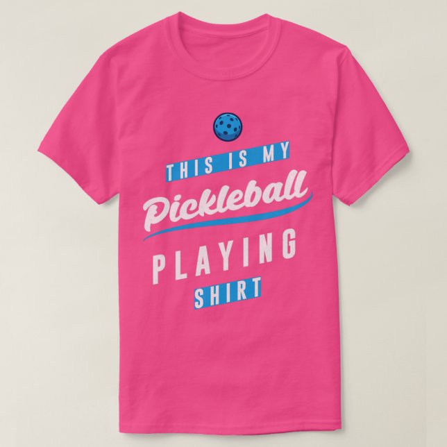 T-shirt Paddleball Sports Pickleball Joueur Drôle (Design devant)