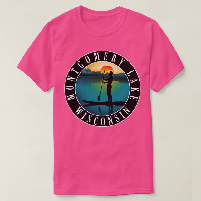 T-shirt Paddleboard du lac Montgomery (Design devant)