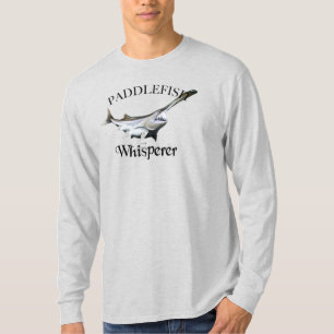 T-shirt Paddlefish Whisperer Longues Manches