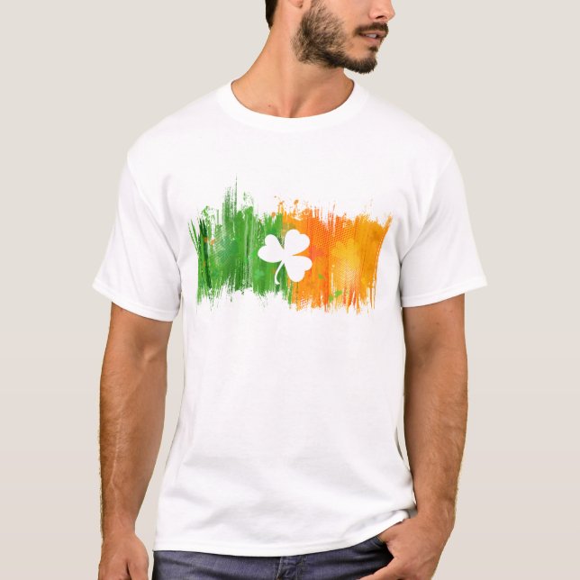 T-shirt Paddy Ink Lucky Clovers (Devant)