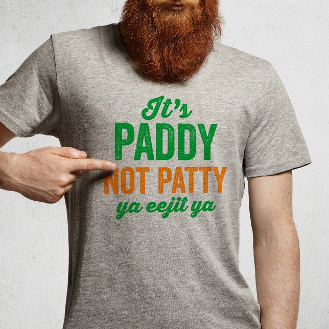 T-shirt Paddy not Patty drôle St. Patrick's Day (Créateur téléchargé)