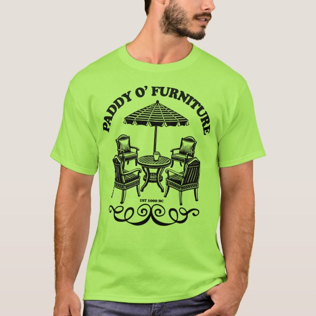 T-shirt Paddy O' Furniture Amusant St Patrick's Day Party (Devant)