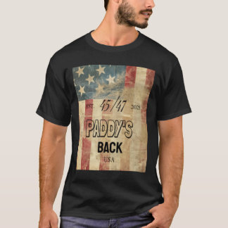 T-shirt Paddy's Back Funny Trump2