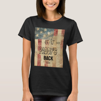 T-shirt Paddy's Back Funny Trump2