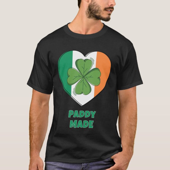T-shirt Paddy's Day Fabriqué (Devant)