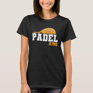 T-shirt Padel Paddle King Prince Raquette Vintage Raquette