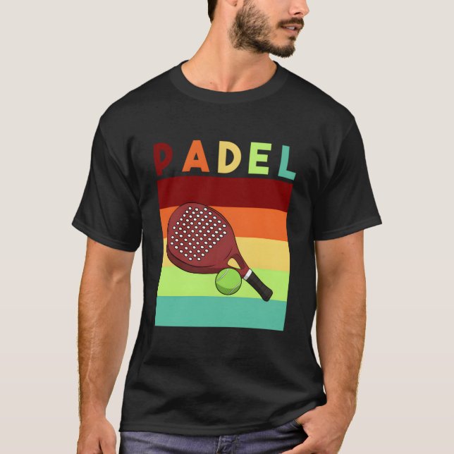 T-shirt Padel Paddle Tennis Paddel Racquet Ball (Devant)