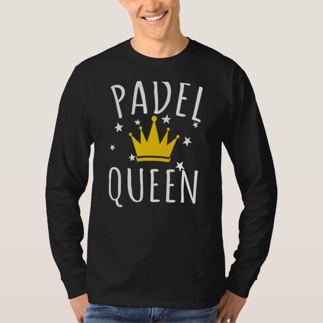T-shirt Padel Queen Exercice Gag Padel (Devant)