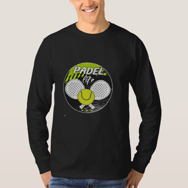 T-shirt Padel Racquet Paddle Racket Padel Tennis Padel Lif (Devant)