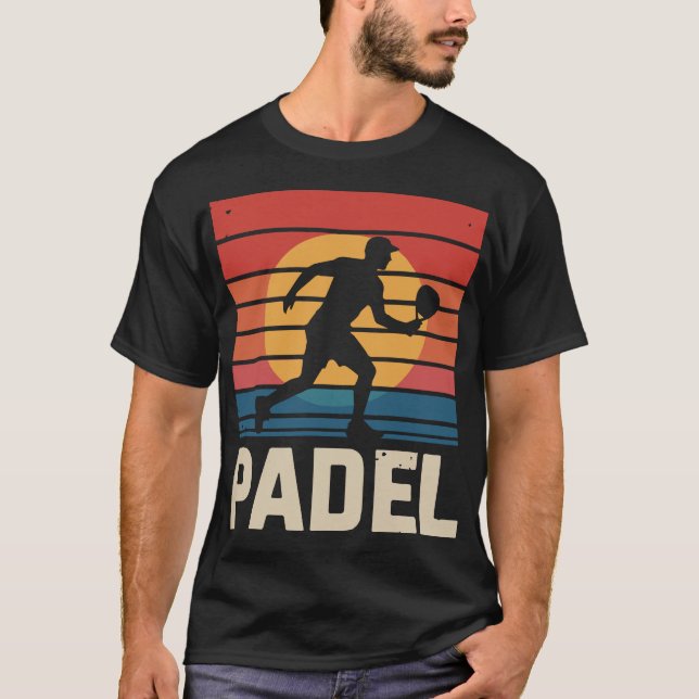 T-shirt Padel Sport Vintage (Devant)
