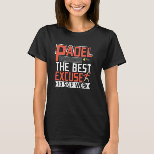 T-shirt Padel Tennis Padel Jouer Raquette Sports Joueur Fu