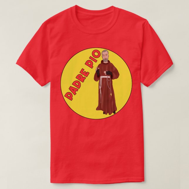 T-shirt Padre Pio (Design devant)
