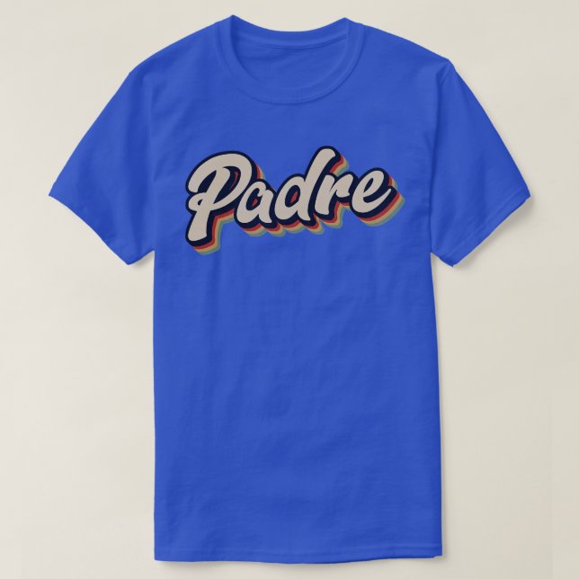 T-shirt Padre Vintage rétro (Design devant)