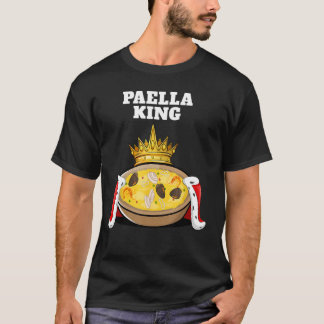 T-shirt Paella King Mens Paella Lover Shirt Food Espagnol