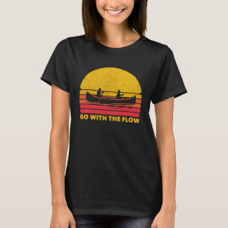 T-shirt Pagaie Canoë Méditation Flux Kayak