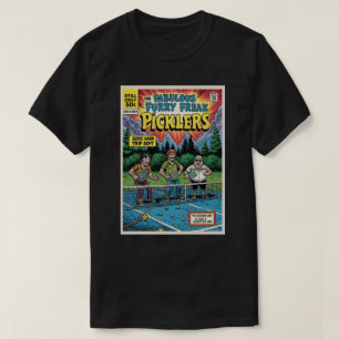 T-shirt Pagaie de Pickleball Fou Furieux