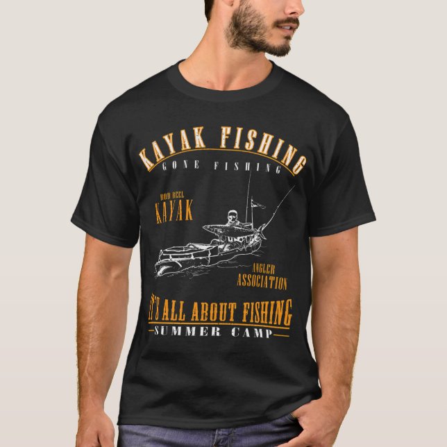 T-shirt Pagaie / pêche (Devant)