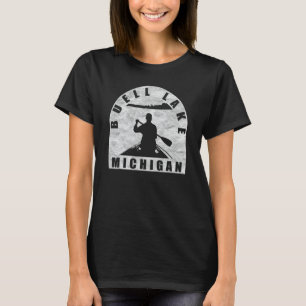 T-shirt Pagaie sur le lac Buell Michigan