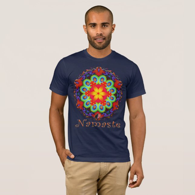 T-shirt Pagano Namaste Kaléidoscope (Devant entier)