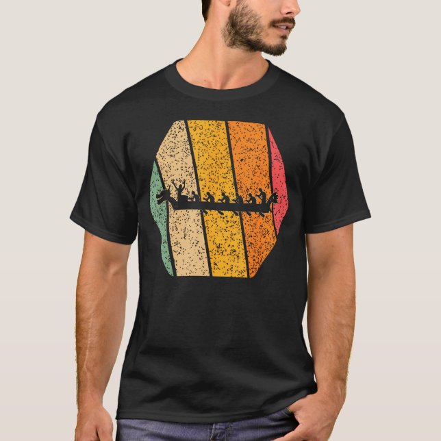 T-shirt Pagayer en bateau dragon (Devant)