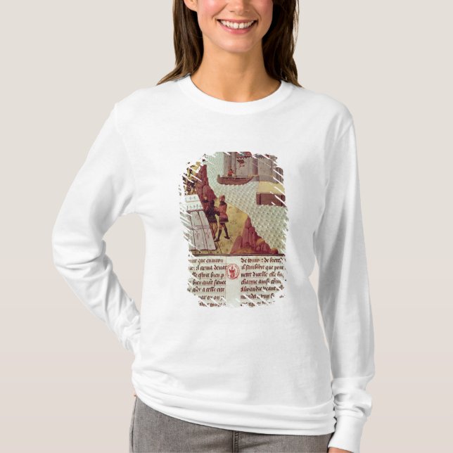 T-shirt Page de 'Histoire du Grand Alexandre' (Devant)