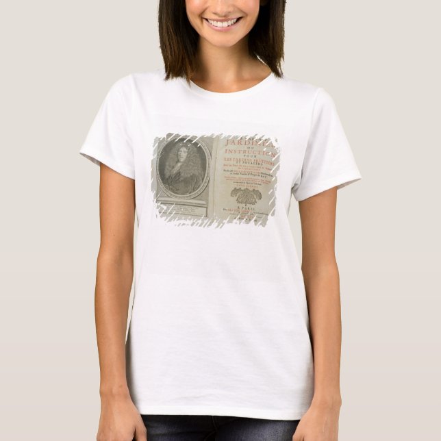 T-shirt Page de titre et frontispice portrait de l'auteur (Devant)