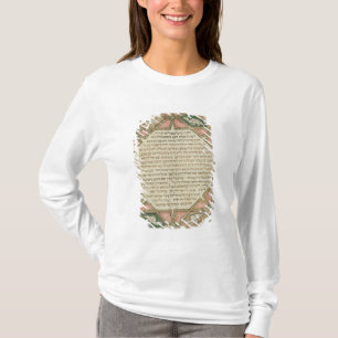 T-shirt Page d'une bible hébraïque dépeignant