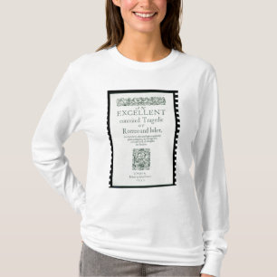 T-shirt Page titre de 'Romeo et de Juliet
