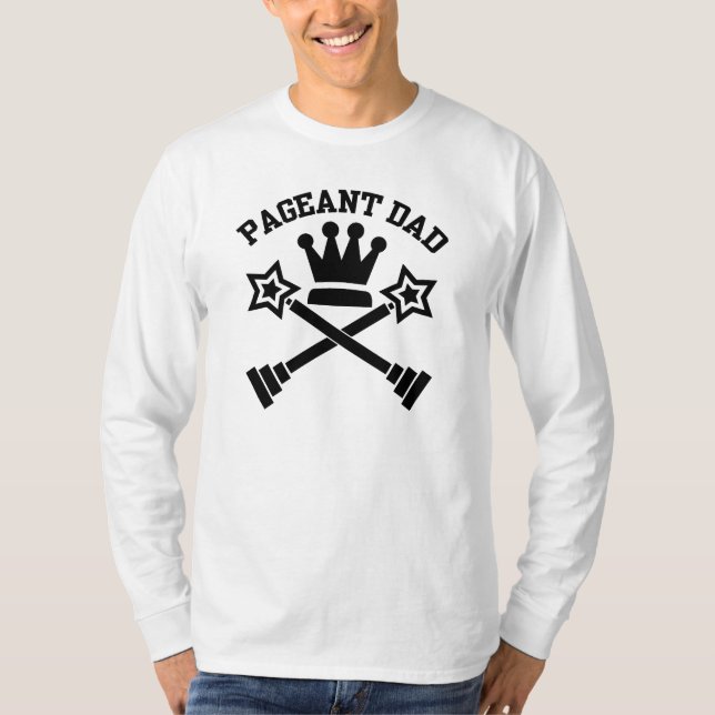 T-shirt Pageant Papa Raglan (Devant)