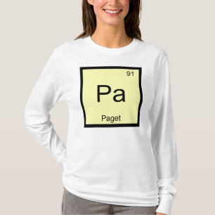 T-shirt Paget Nom Chimie Élément Tableau Périodique