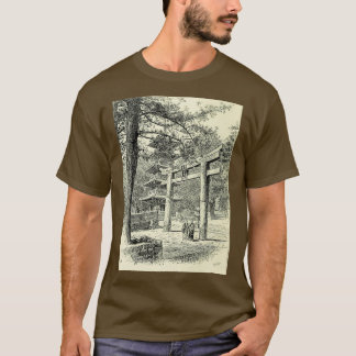 T-shirt Pagode et entrée du Grand Temple Nikko frontisp