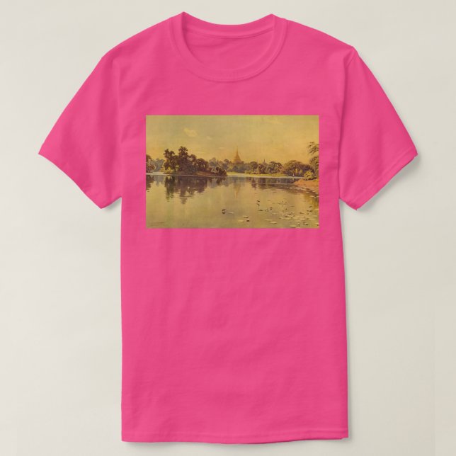 T-shirt Pagode Shwe Dagon Shwedagon de Dalhousie Park (Design devant)
