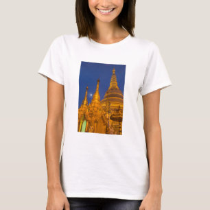 T-shirt Pagode Shwedagon la nuit, Myanmar