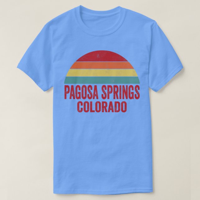 T-shirt Pagosa Springs Colorado (Design devant)