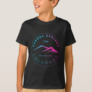T-shirt Pagosa Springs Colorado Ville de Montagne - R Elev