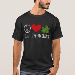 T-shirt Paie Amour Marinara Basil Feuilles