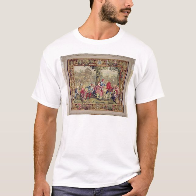 T-shirt Paiement des moissonneuses, atelier de gobelins (Devant)