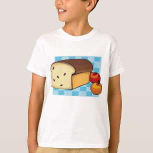 T-shirt Pain aux raisins et pommes rouges