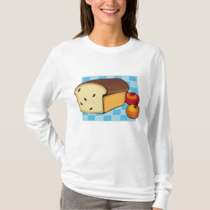 T-shirt Pain aux raisins et pommes rouges
