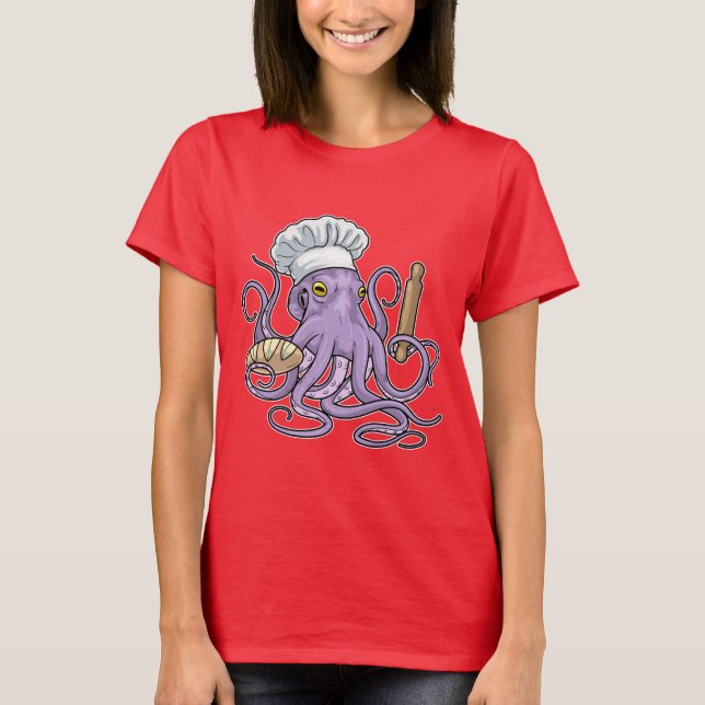 T-shirt Pain boulet Octopus (Devant)